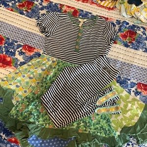 Girls Matilda Jane dress and legging set